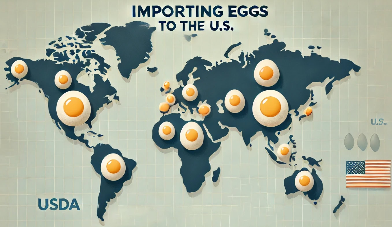 Importing eggs is less common because egg facilities based outside the U.S. must obtain USDA certification to ship eggs to the U.S. This happens only rarely, as most facilities prioritize their own country’s regulations. Similarly, all U.S.-based egg producers and processors that Eggs Unlimited works with regularly pass federal inspections.